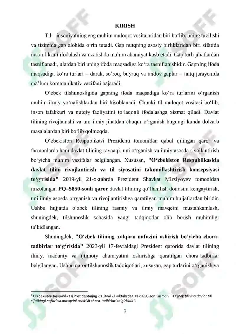 Gapning ifoda maqsadiga koʻra turlari 3