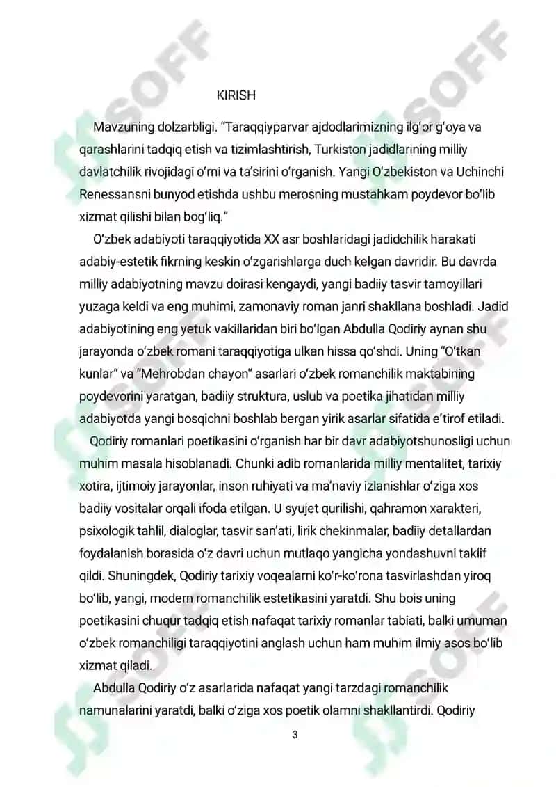 A. Qodiriy romanlari poetikasi 3