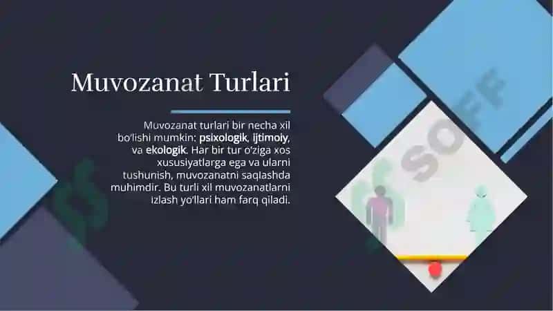 Muvozanat turlari va ularni izlash yoʻlari 3