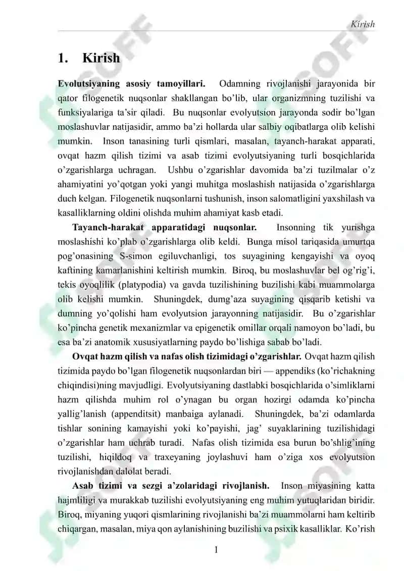 Odamda rivojlanishning filogenetik nuqsonlari 3