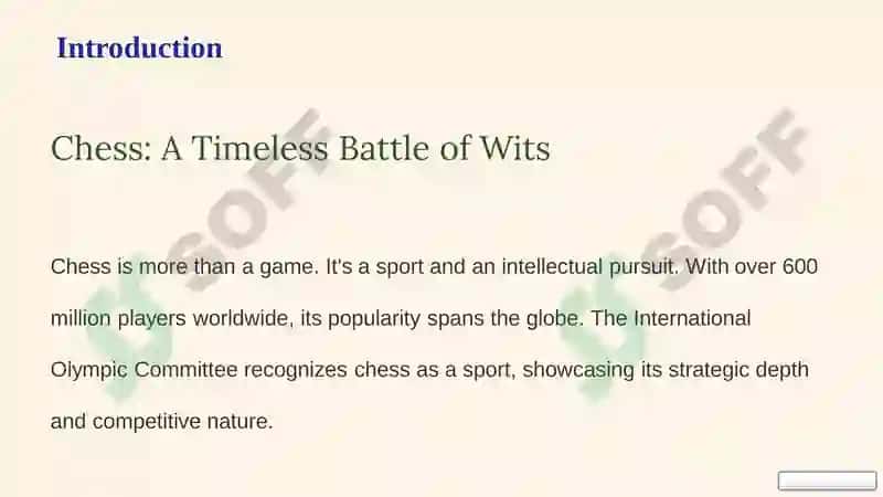 Chess: A Timeless Battle of Wits 3