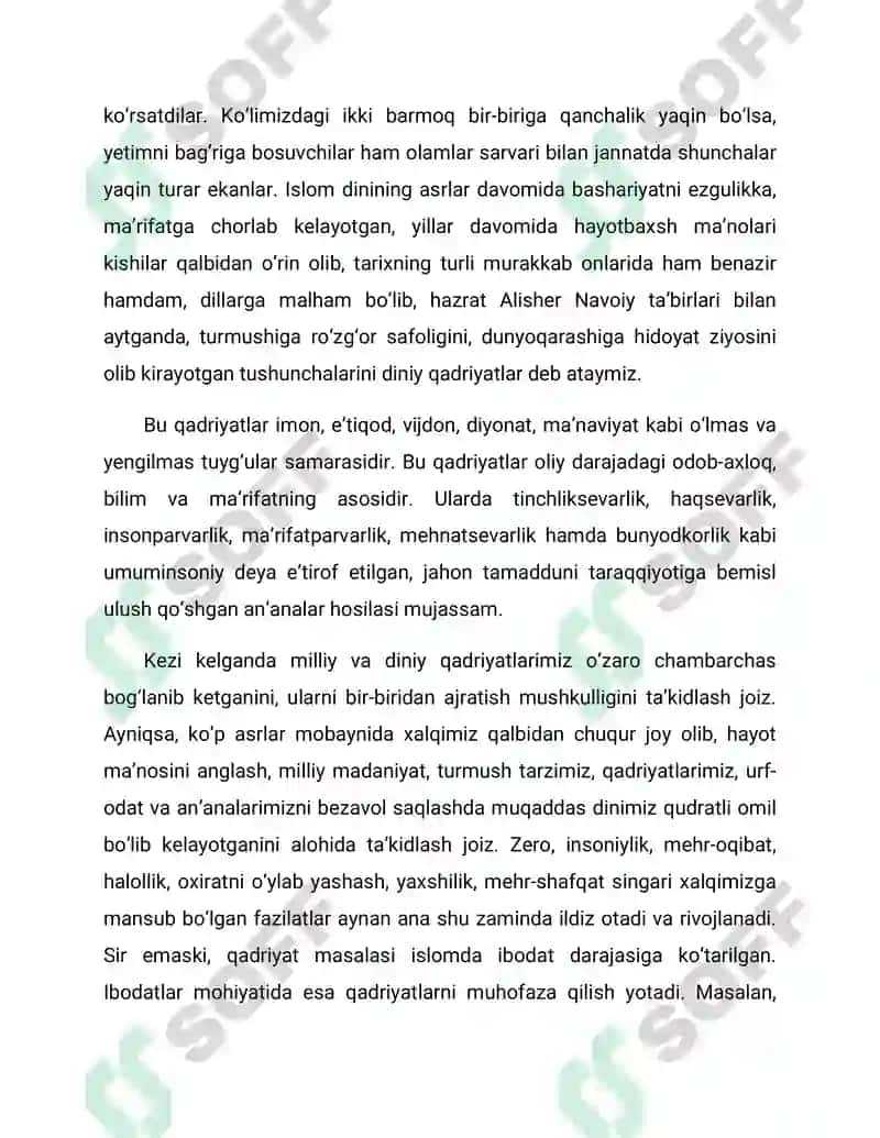 Islomiy qadriyatlarni oʻrganishning nazariy asoslari 3
