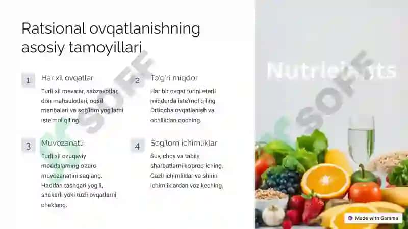 Ratsional ovqatlanish 3