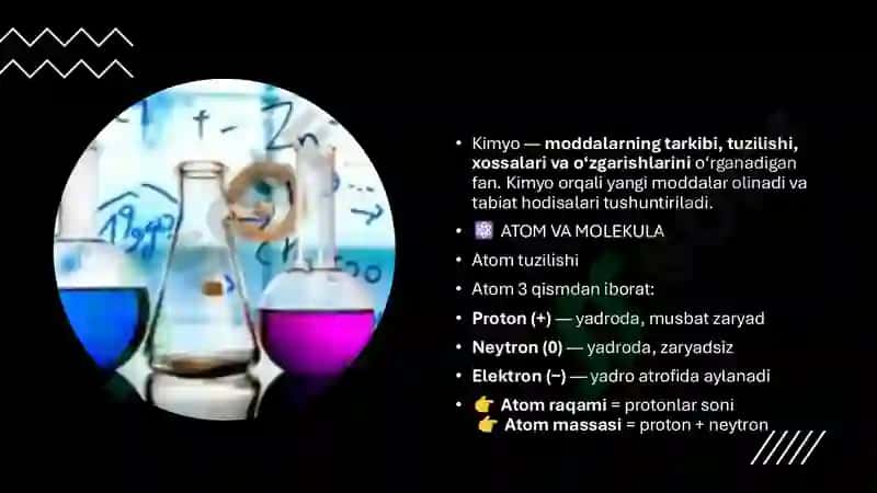 Kimyo haqida tushuncha 3