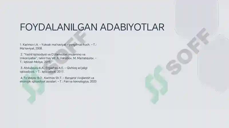 Yashil iqtisodiyot 3