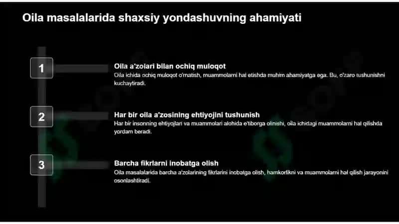 Shaxsiy yondashuv 3