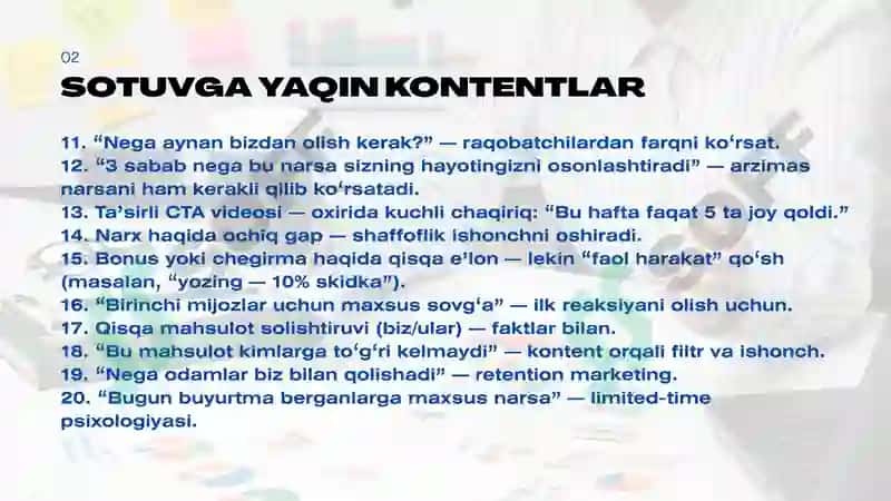 Marketing idea 3