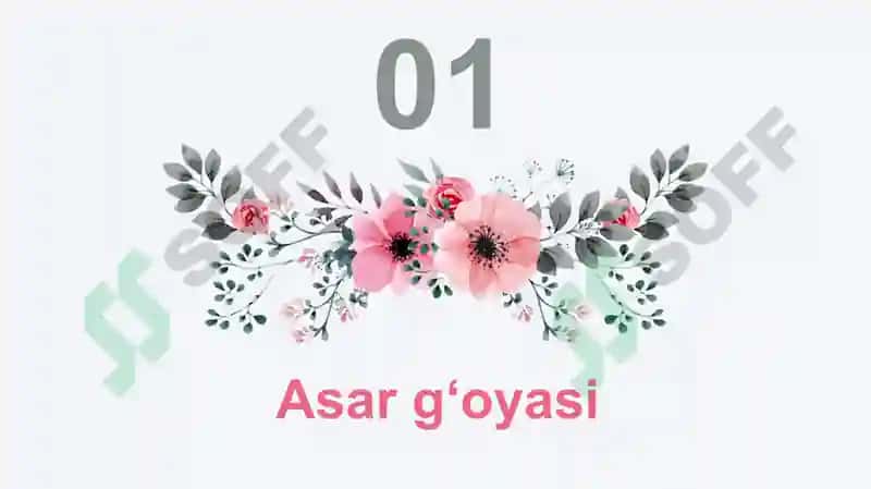 Badiiy asar gʻoyasi 3