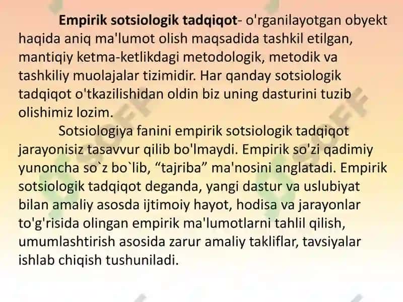 Empirik sotsiologik tadqiqot va uning metodlari 3