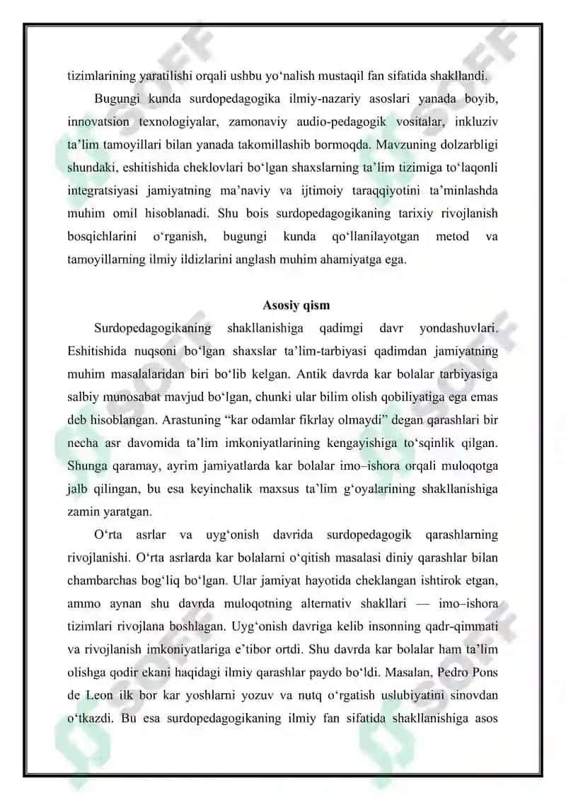 SURDOPEDAGOGIKANING RIVOJLANISH TARIXI 3