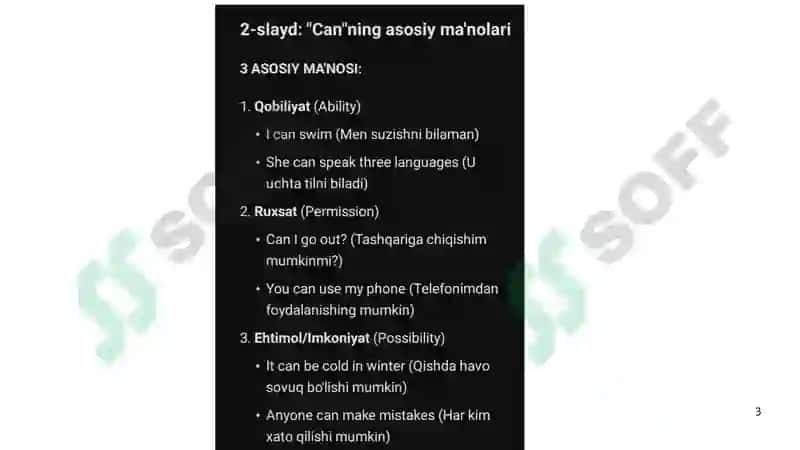 Mavzu: Iqtisodiyot 3