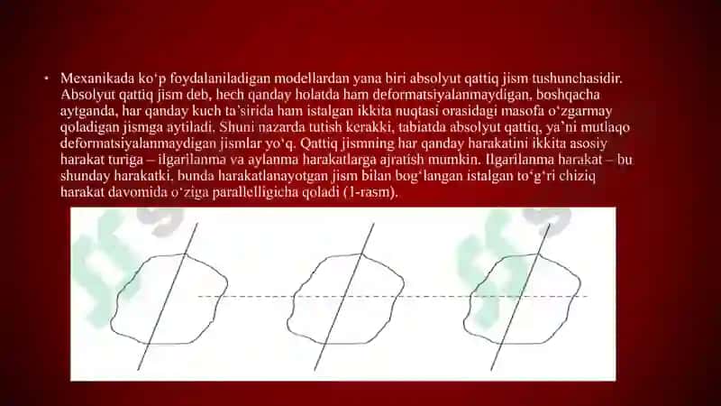Qattiq Jismning Harakati va Kuch Momenti 3