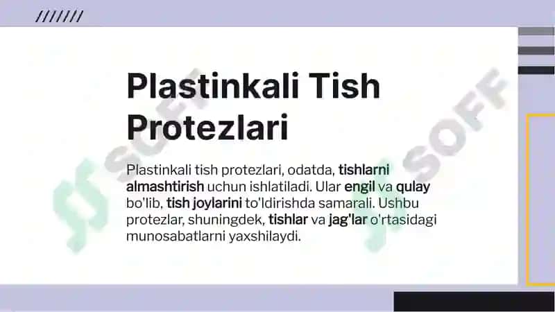 Plastinkali Tish Protezlari 3