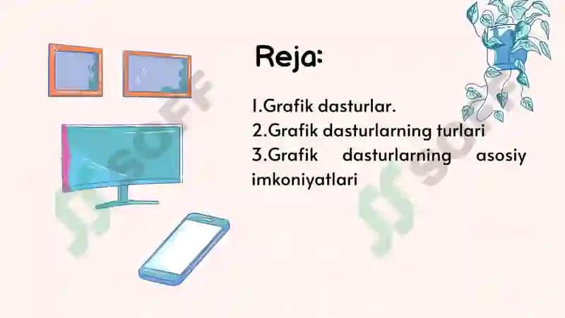 Grafik dasturlar va ularning imkoniyatlari. 3