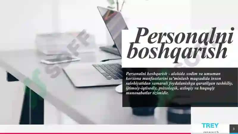 Personalni boshqarish 3