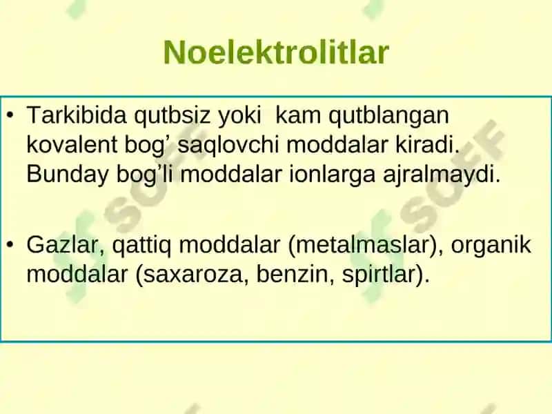 Elektrolitlardagi jarayonlar 3