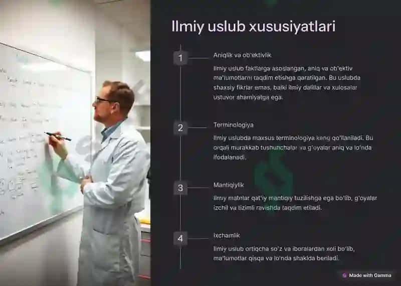 Ilmiy uslub janrlari.Ilmiy sharh 3