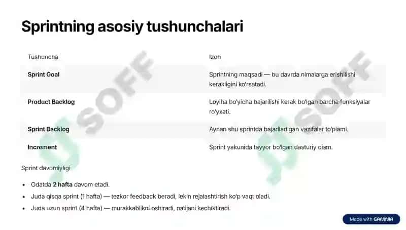 Agile metodologiyasi 3
