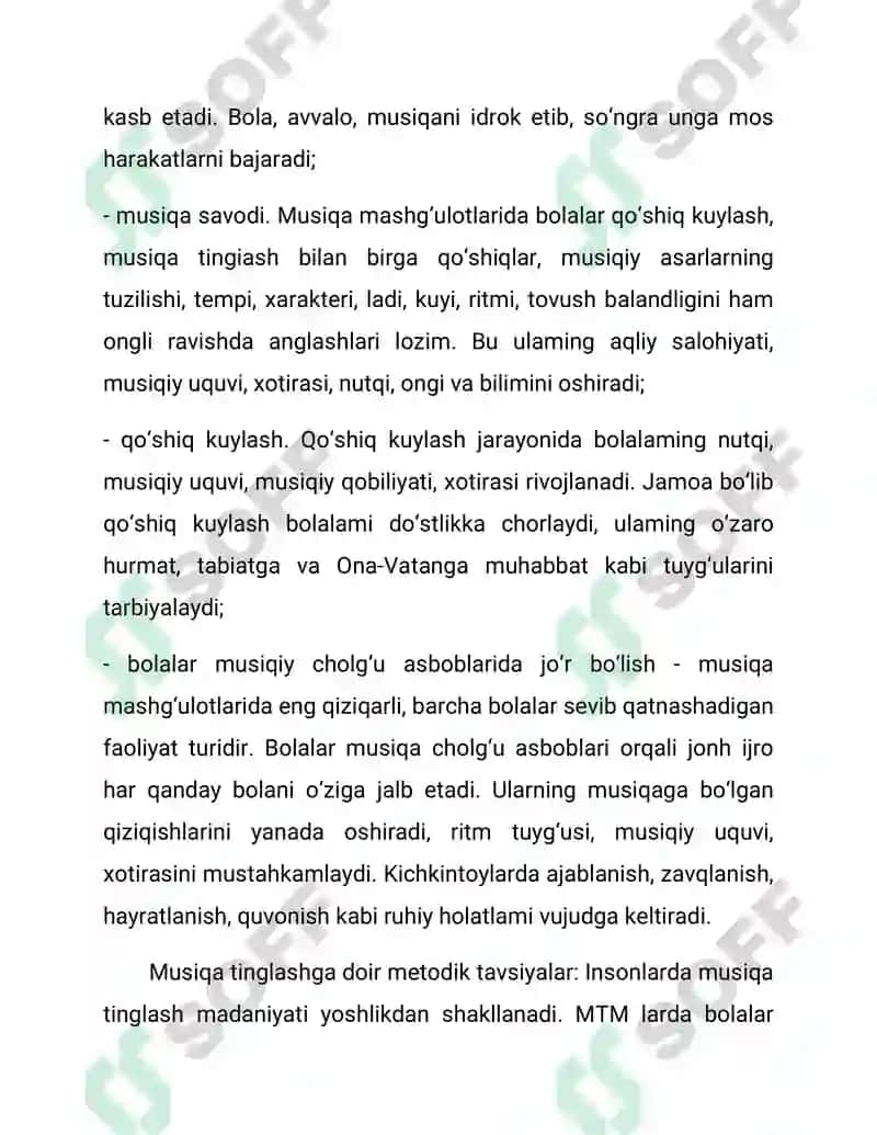 Musiqa mashgʻulotlari tuzilishi 3