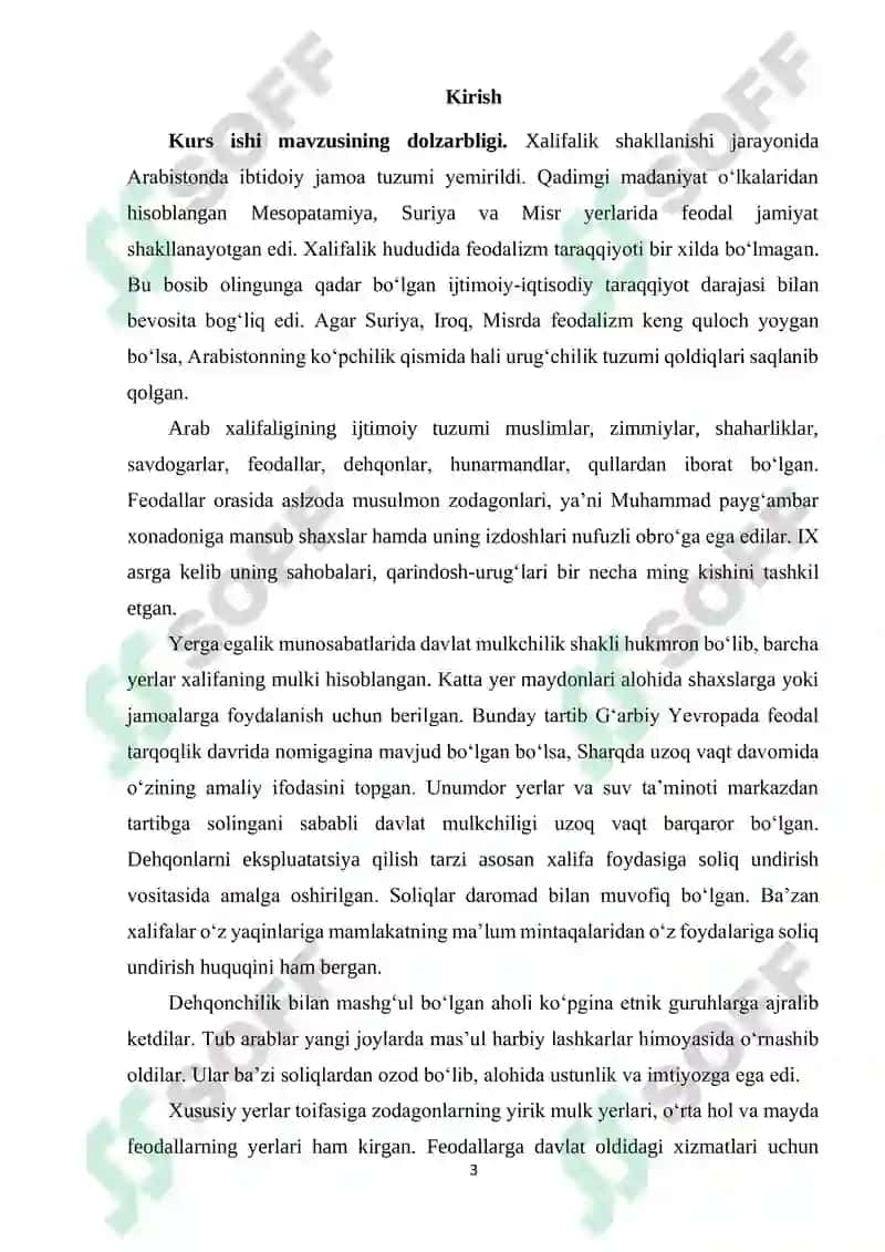 Arab xalifaligi davrida davlat boshqaruvi 3