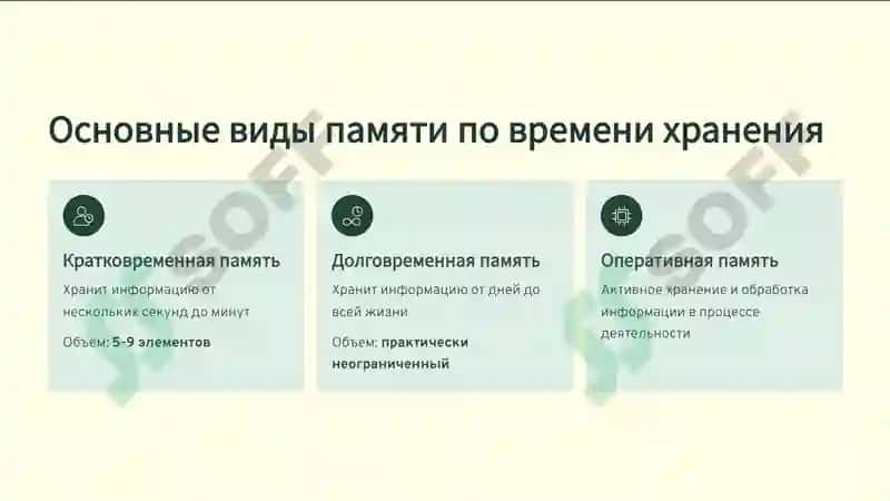 типы памяти и её процессы 3
