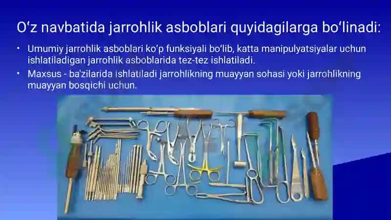 Jarrohlik asboblar 3
