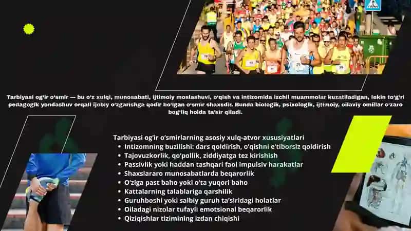 TARBIYASI OG‘IR O‘SMIR BILAN ISHLASH METODIKASI 3