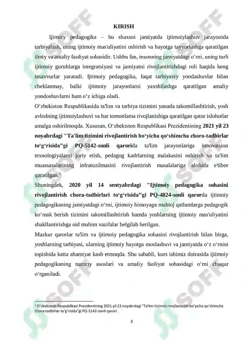 Ijtimoiy Pedagogika Fan va Amaliy Faoliyat 3