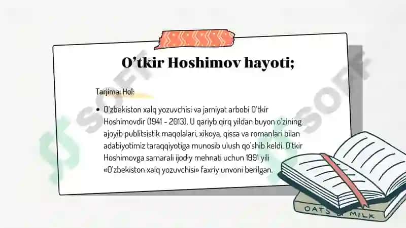 O‘tkir Hoshimov asarlari 3