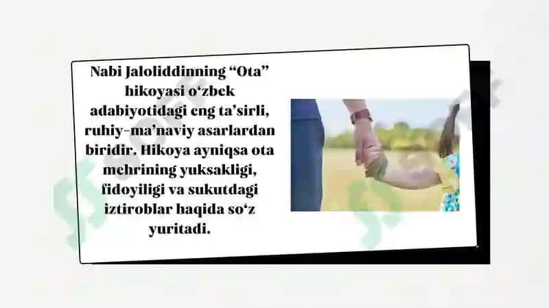 Nabi Jaloliddin "Ota" hikoyasi 3