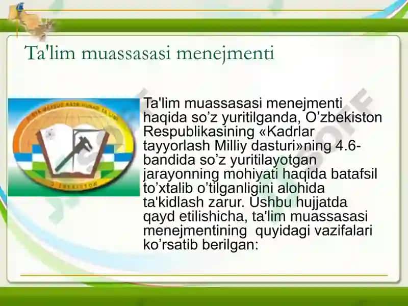 Taʼlim Menejmenti 3