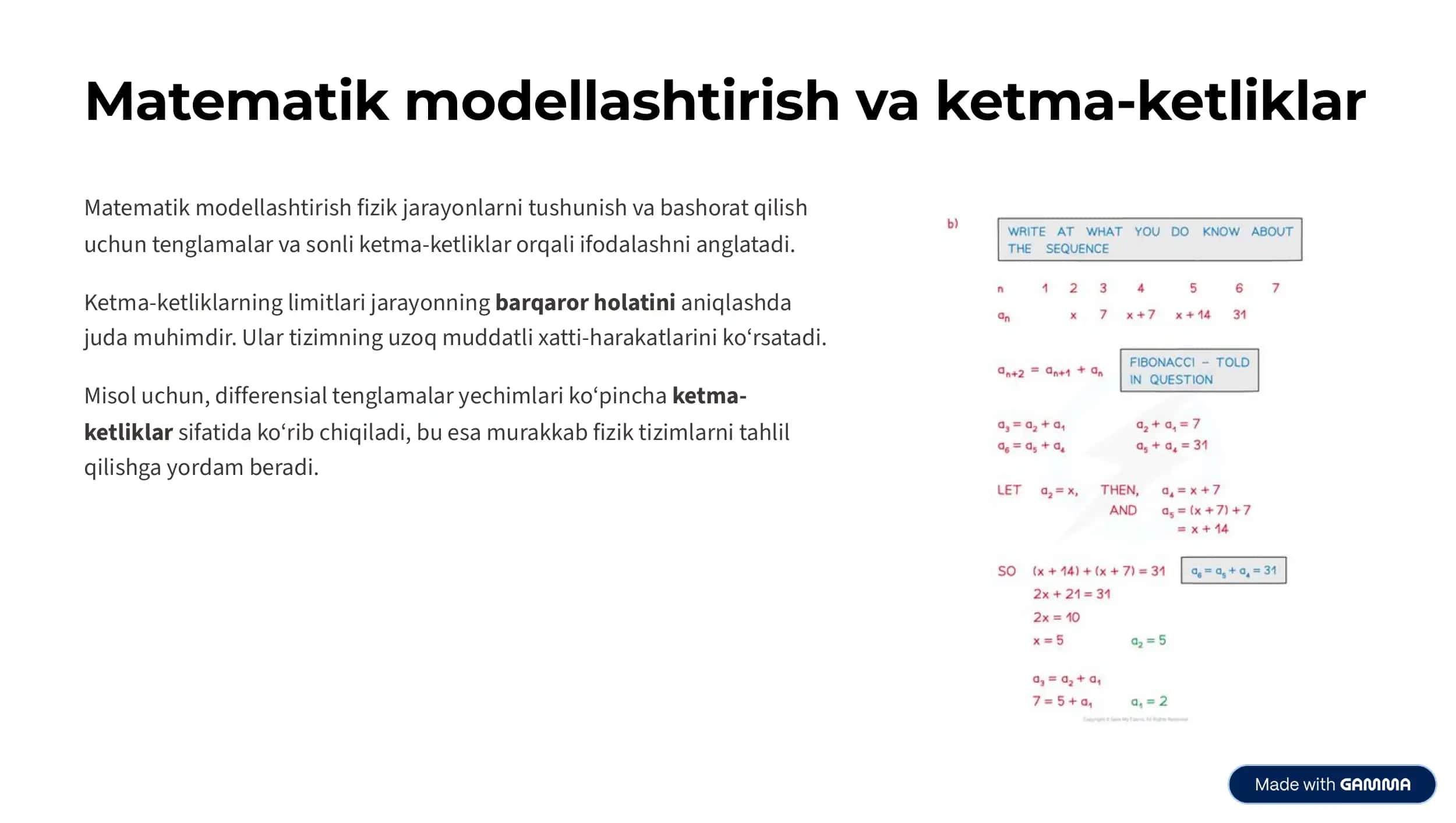 Fizik jarayonlarni modellashtirish 3