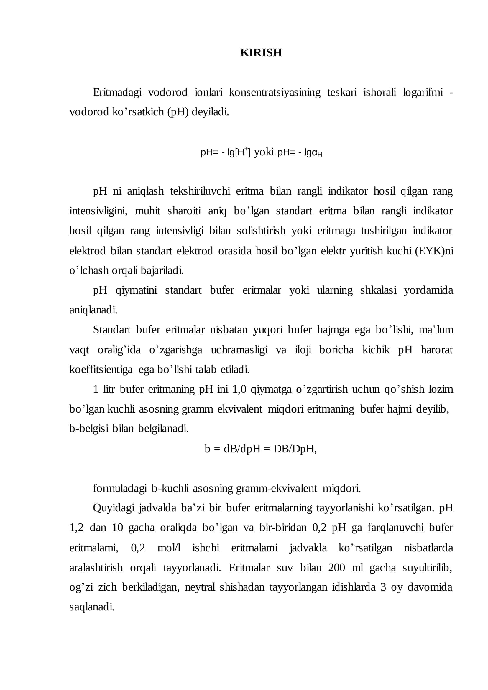 Eritmalarning muhit sharoiti (pH)ni aniqlash 3