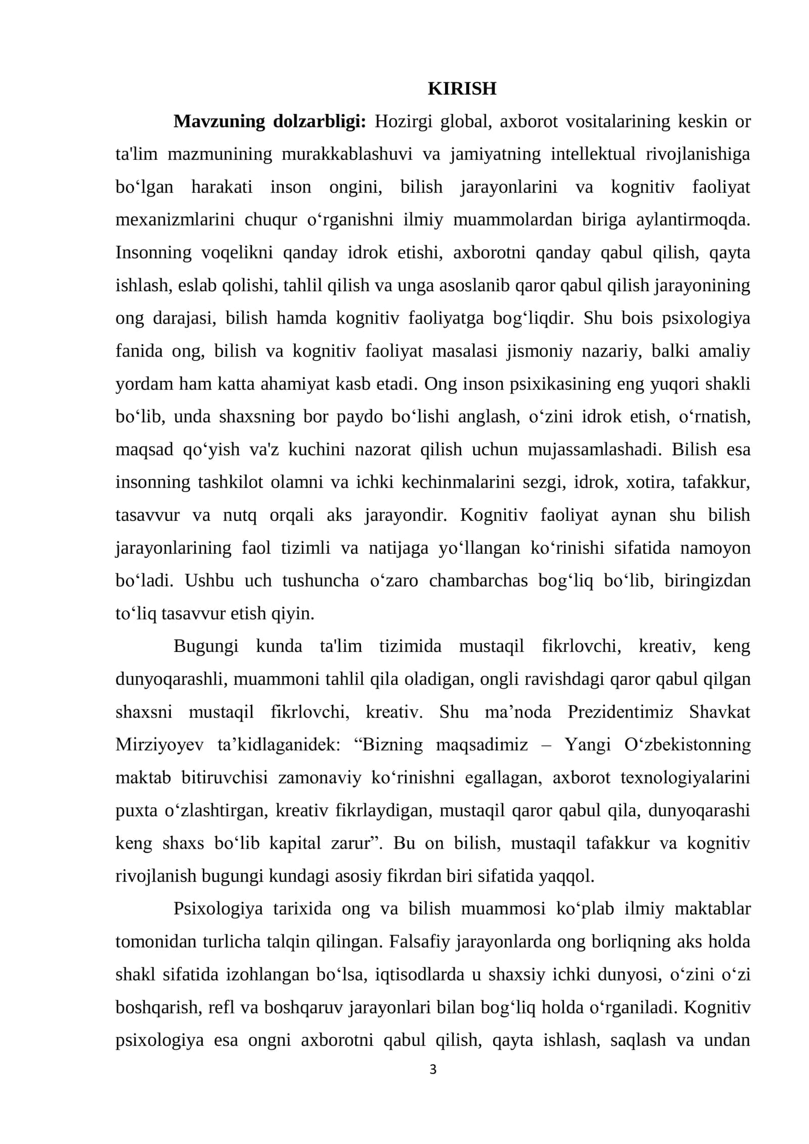 ONG BILISH VA KOGNITIV FAOLIYAT MUAMMOSI 3