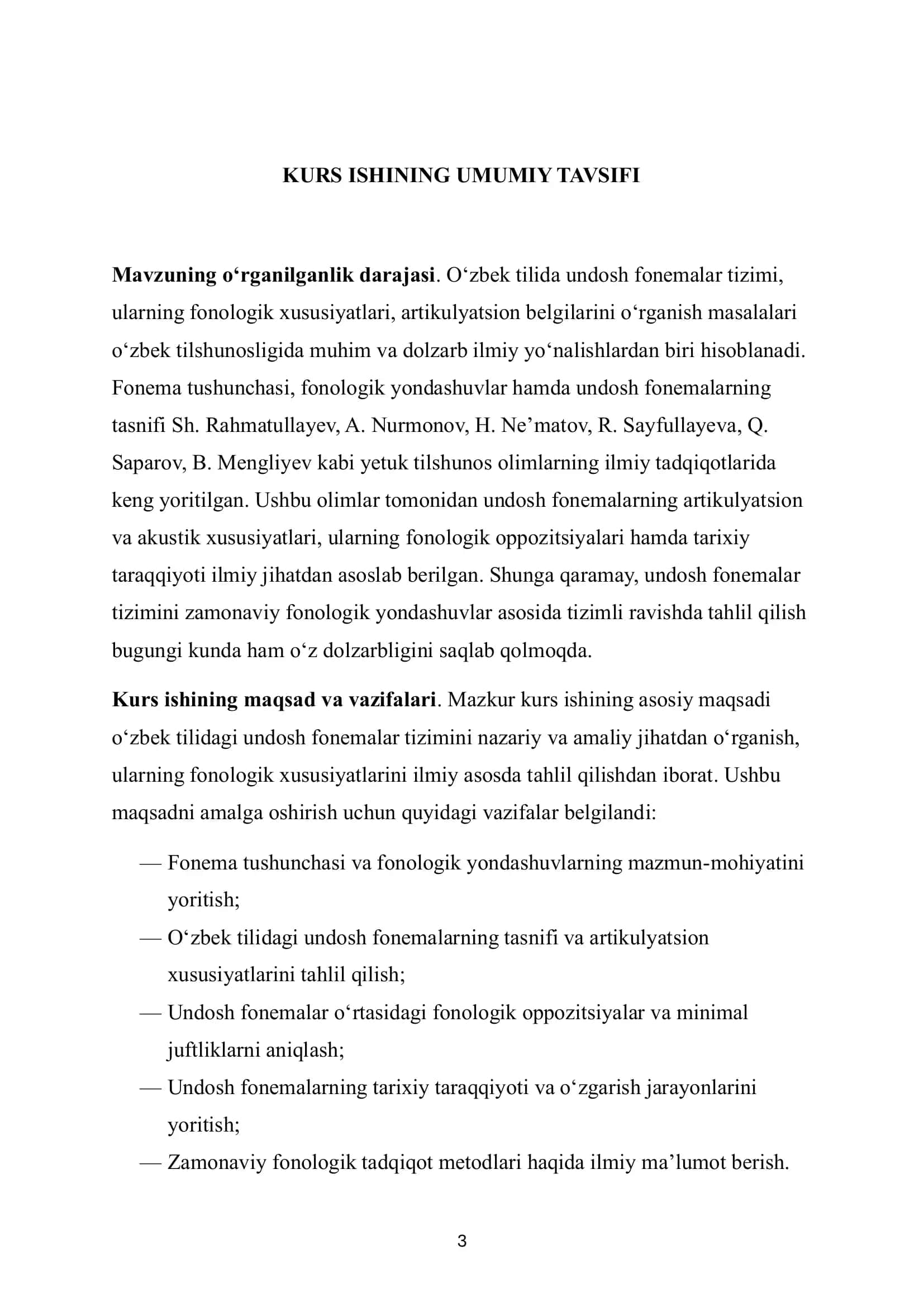 Oʻzbek tilshunosligida undosh fonemalarning oʻrganilishi 3