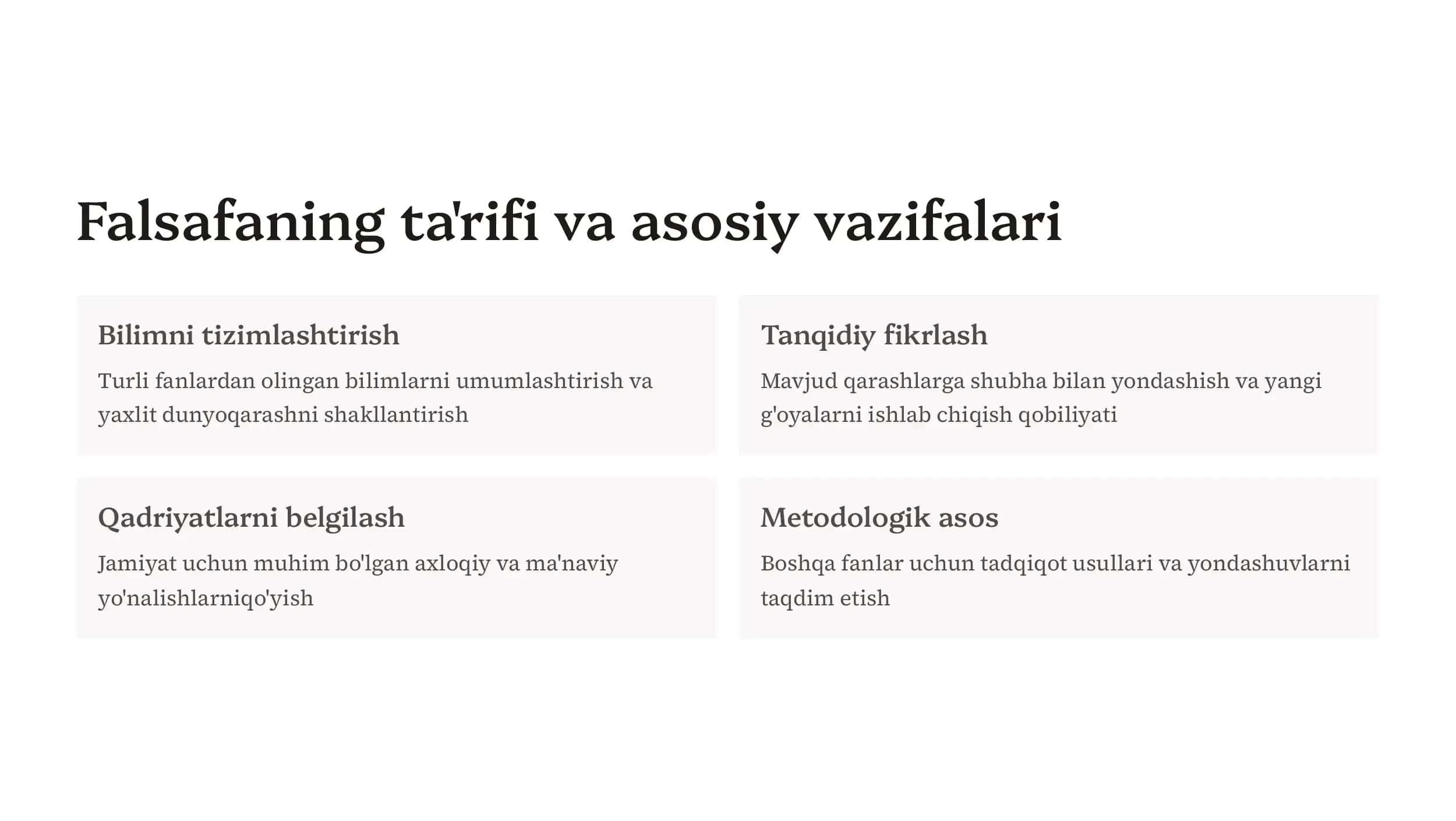 Falsafa va uning jamiyat hayotidagi roli 3