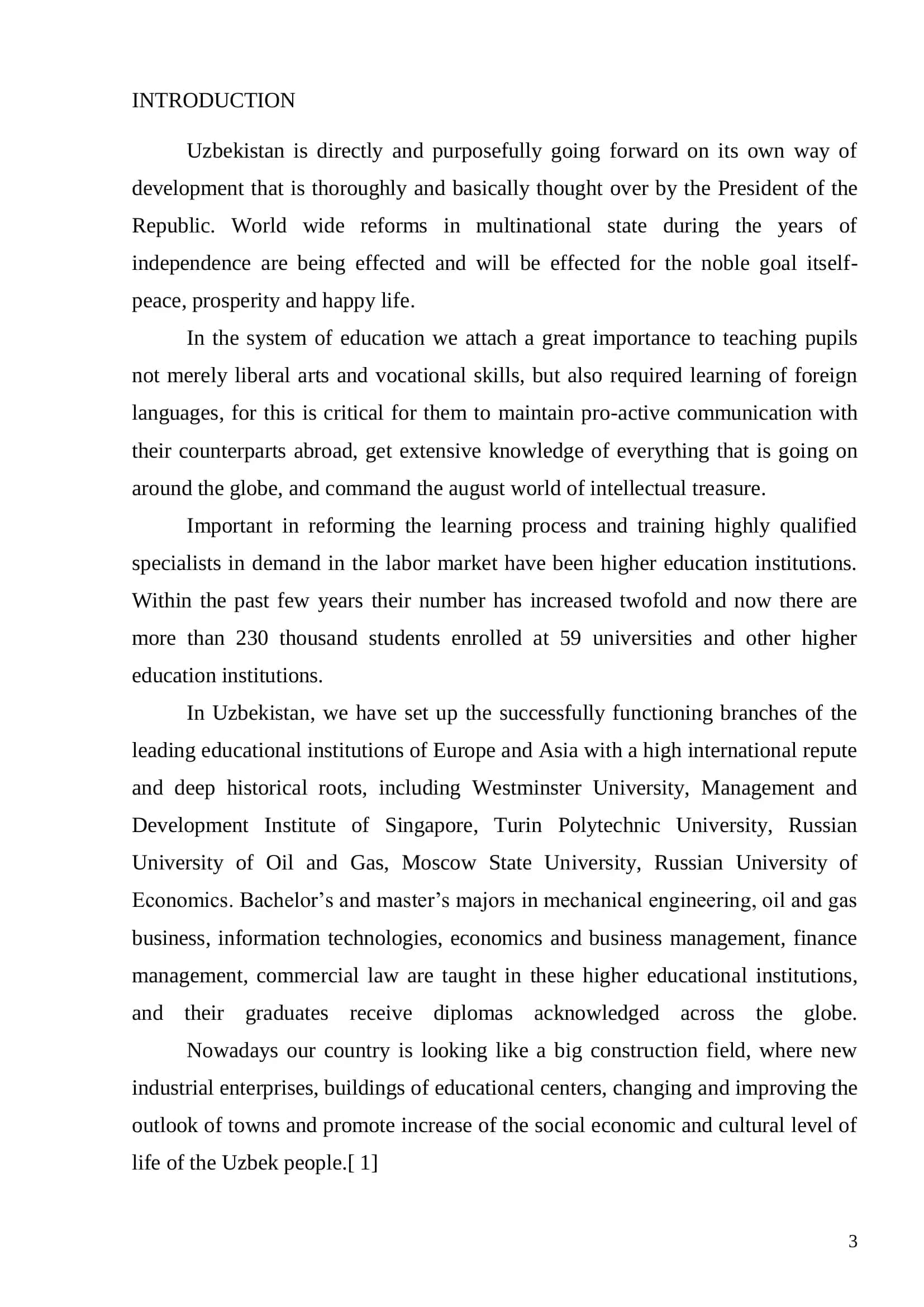 Course Paper on "Stylistic modifications of speech sounds" 3