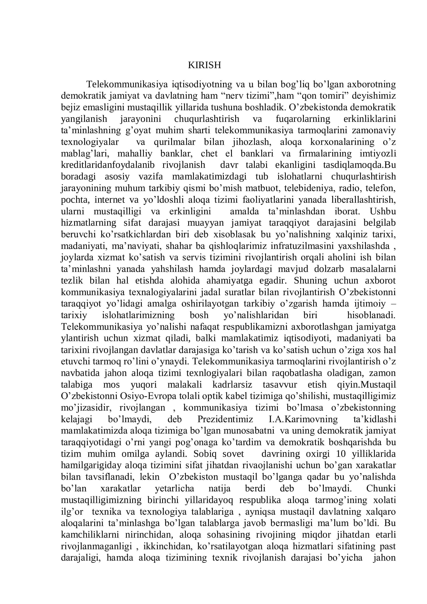 RAQAMLI LINIYA TRAKTINI LOYIXALASHTIRISH 3