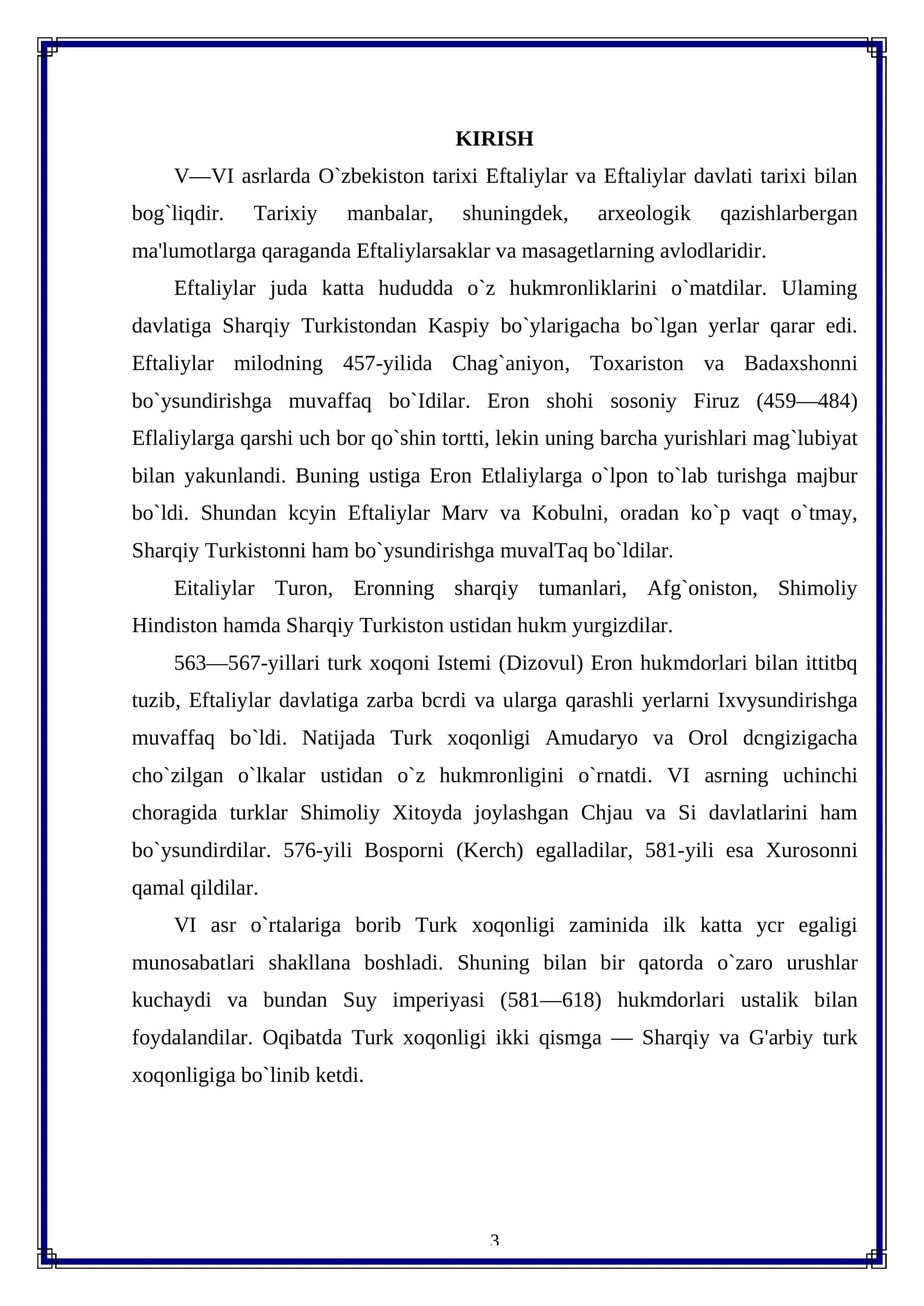 XITOY SALNOMALARI. QADIMGI TURKIY MANBALAR 3