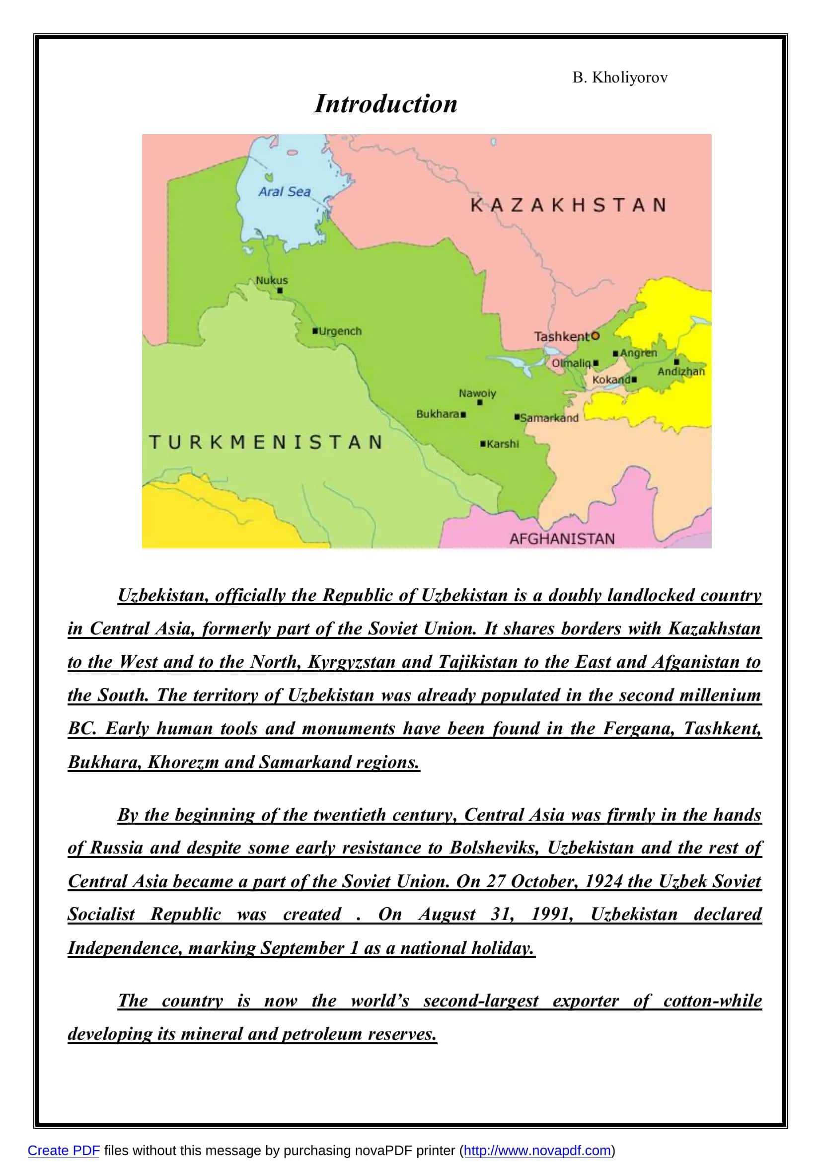 ANCIENT CITITES OF UZBEKISTAN 3