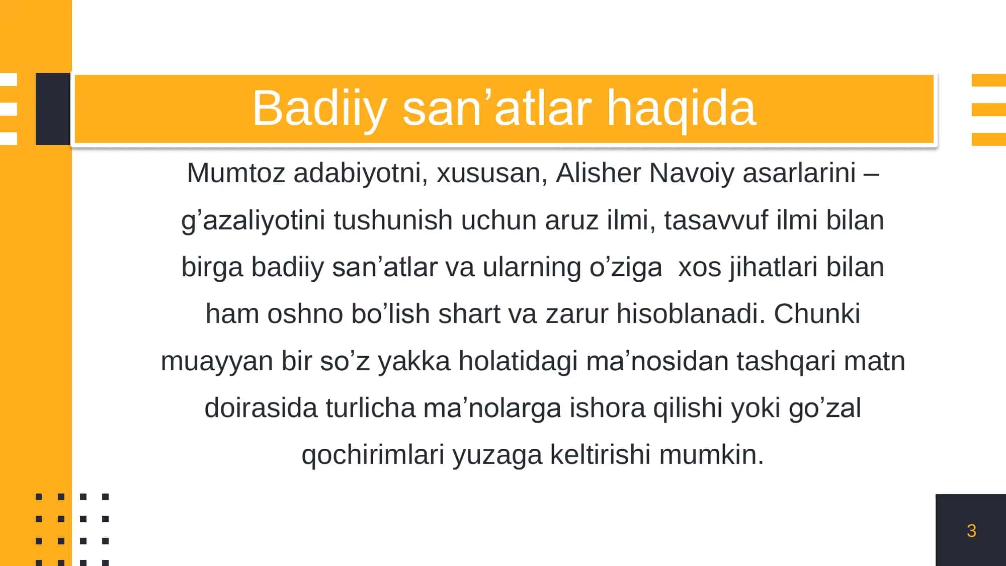 Badiiy San'atlar 3