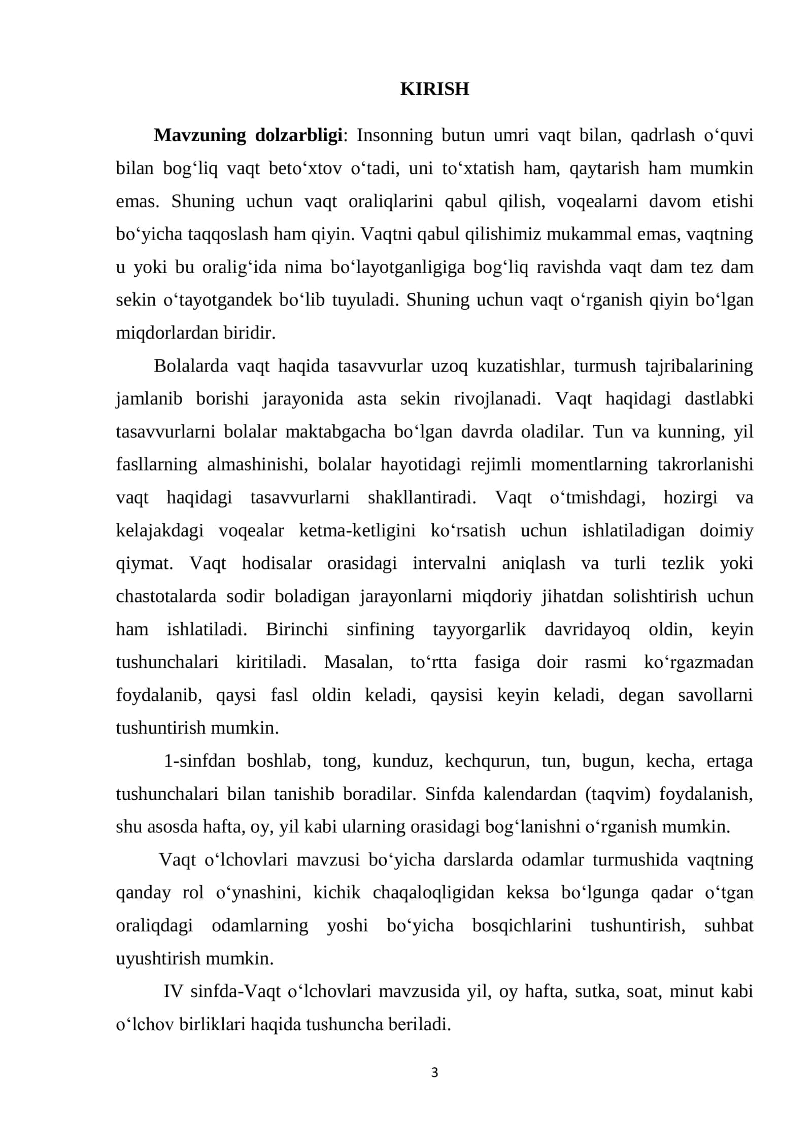 Boshlang‘ich sinflarda vaqt o‘lchov birliklarini o‘rgatish metodikasi 3