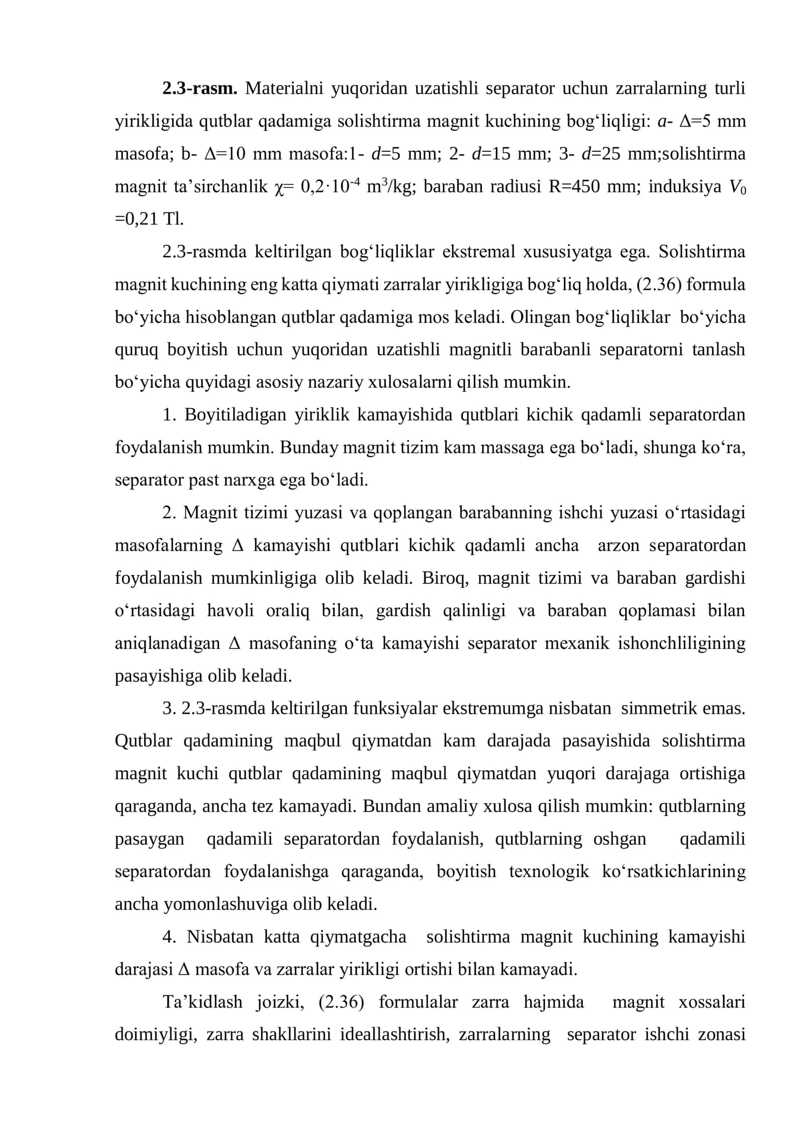 Ko‘p qutbli ochiq tizimli qutb qadamlarini optimallashtirish 3