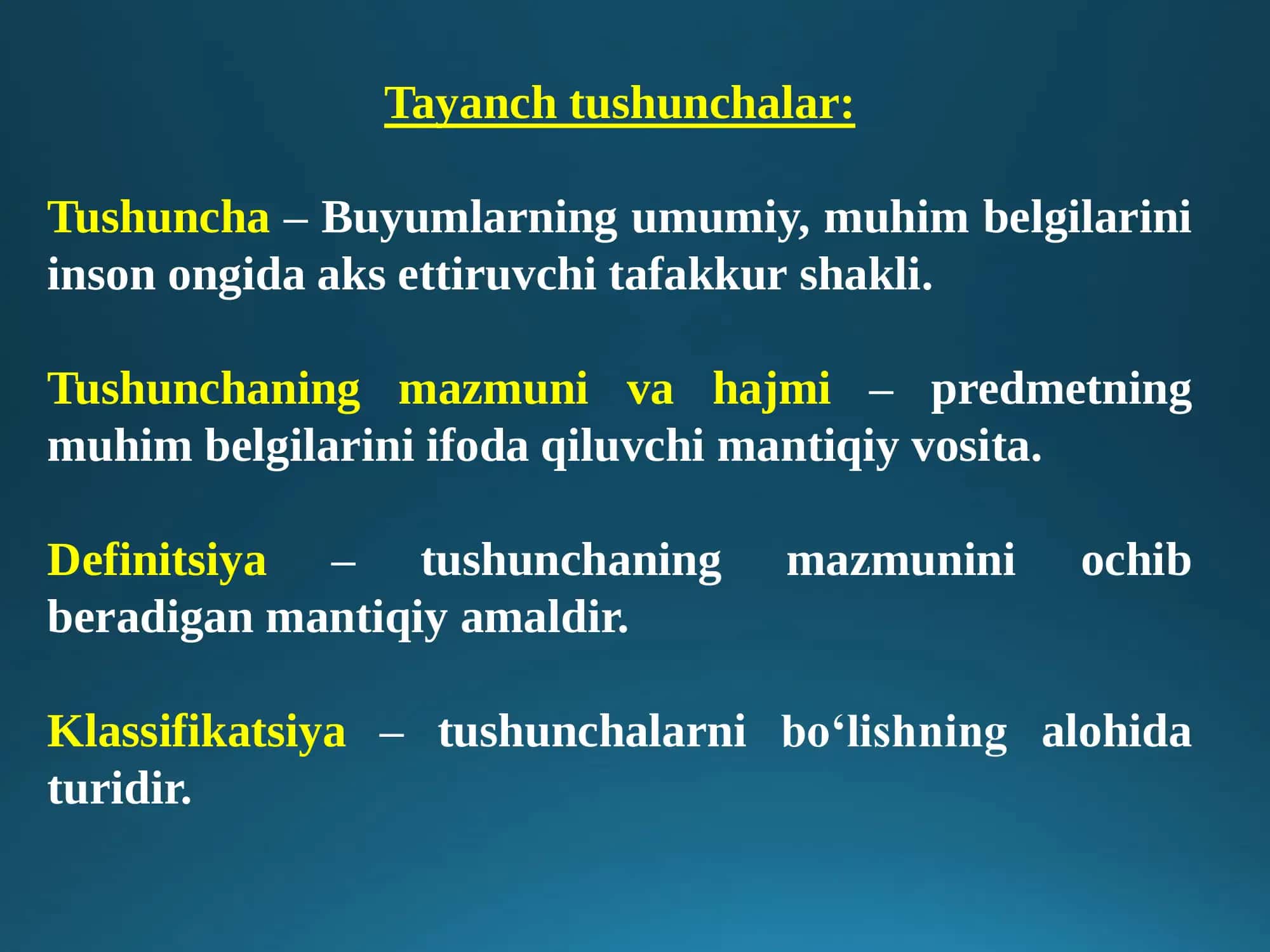 Tafakkur shakllari 3