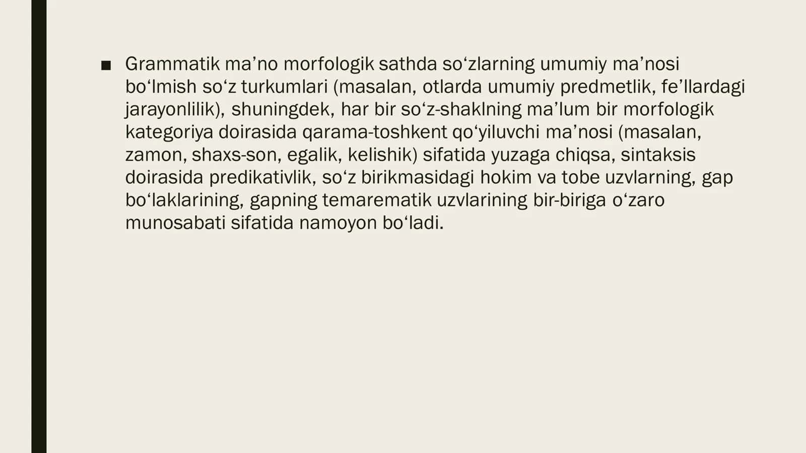 GRAMMATIK MA’NO VA UNING TURLARI 3