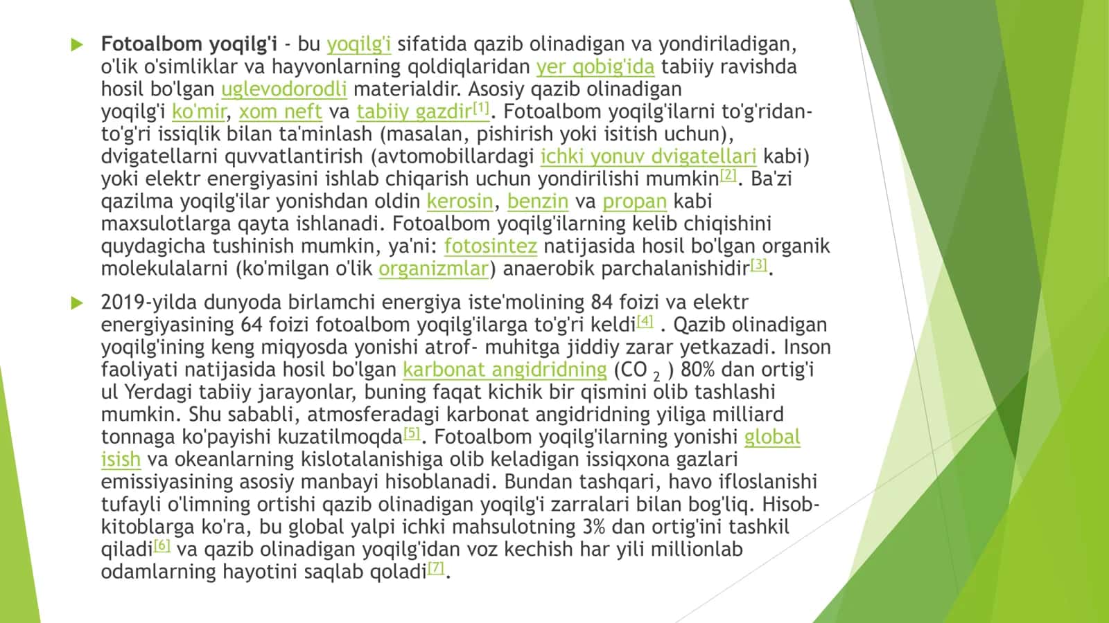Yoqilg`ilarning yonish issiqligi 3