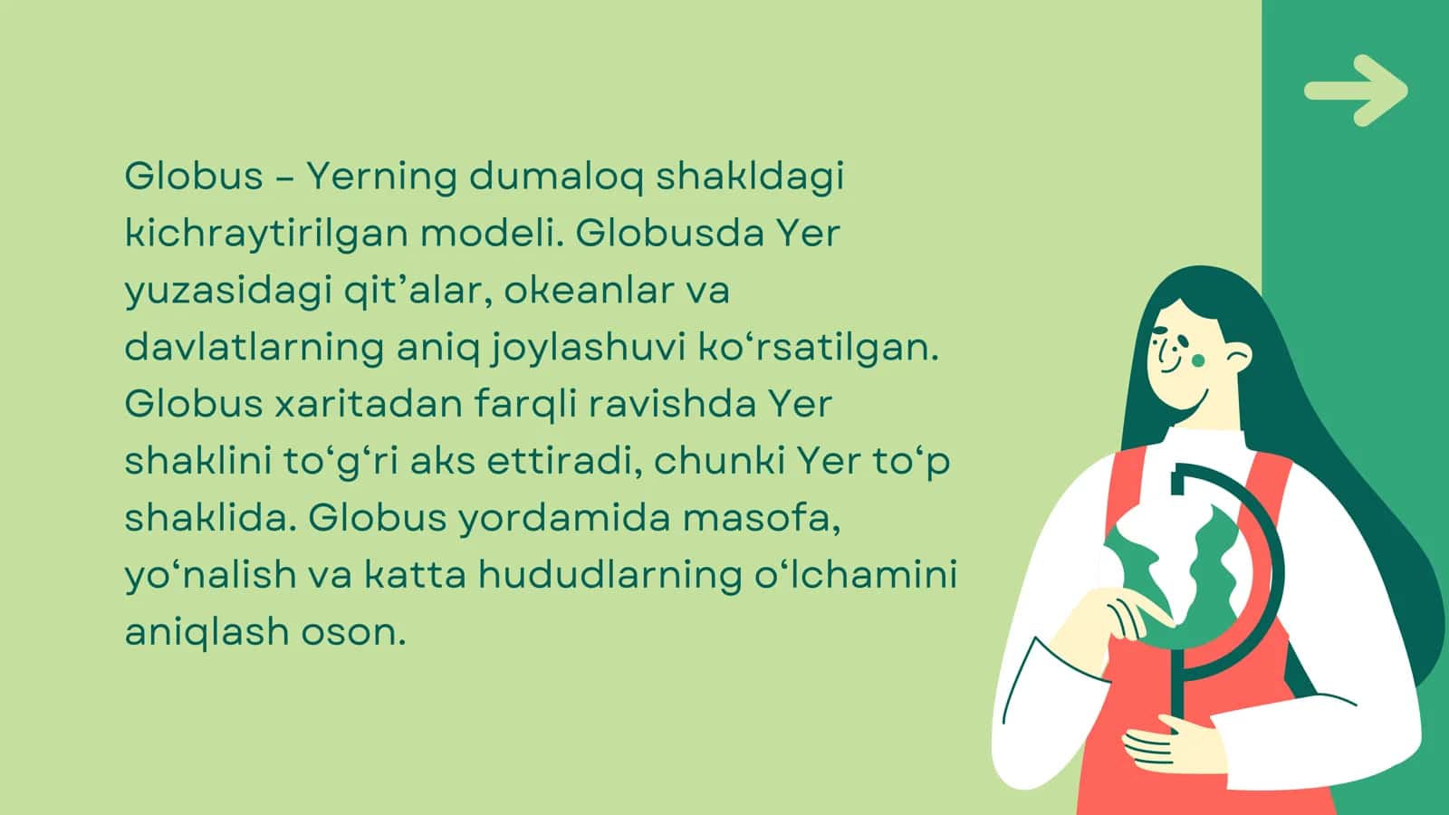 Globus va xaritalar 3