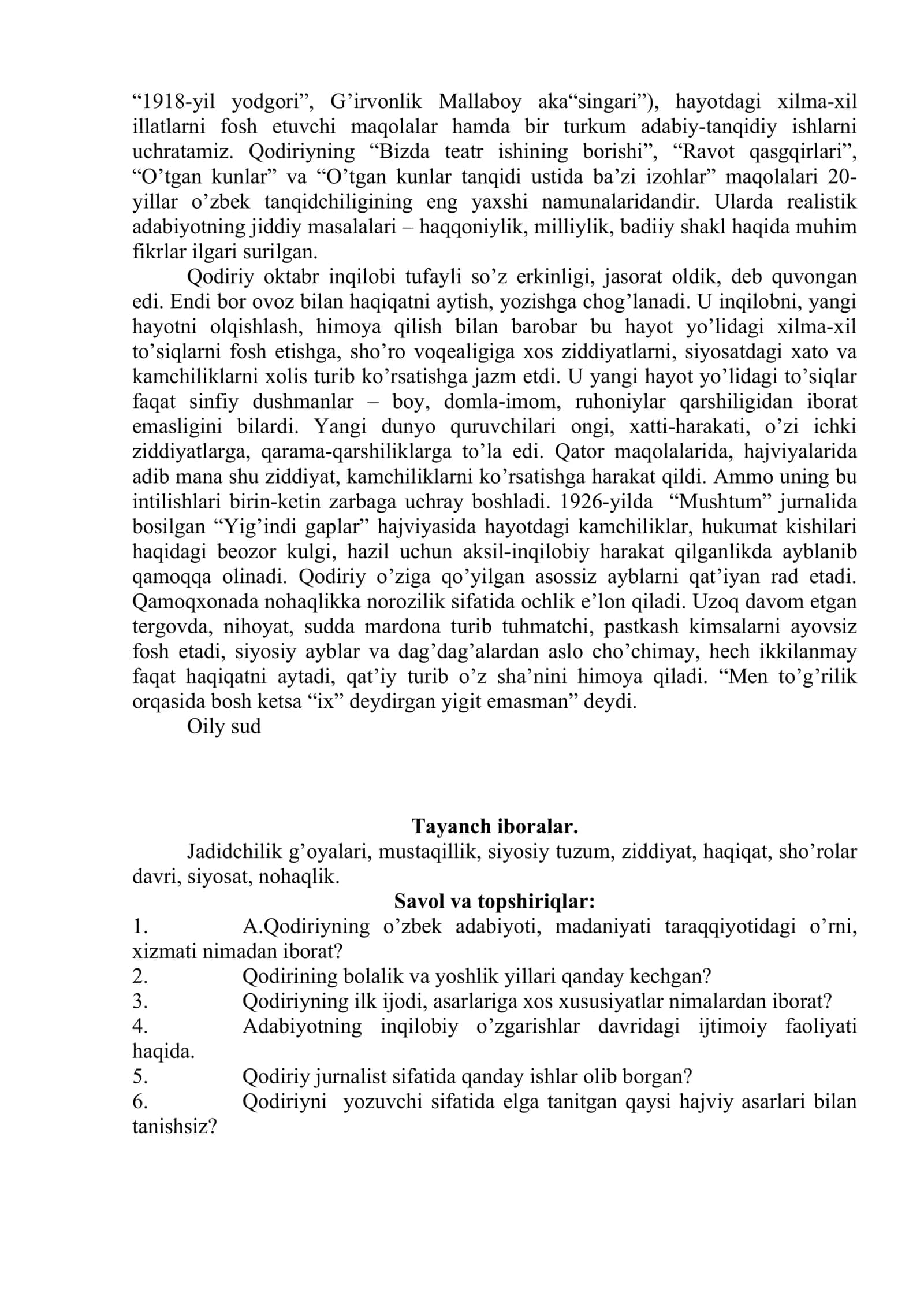 Abdulla Qodiriyning Hayoti va ijodi 3