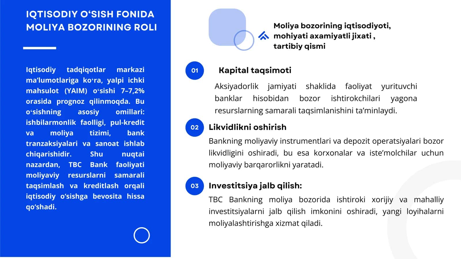 TBC Bankning Moliya Bozori 3