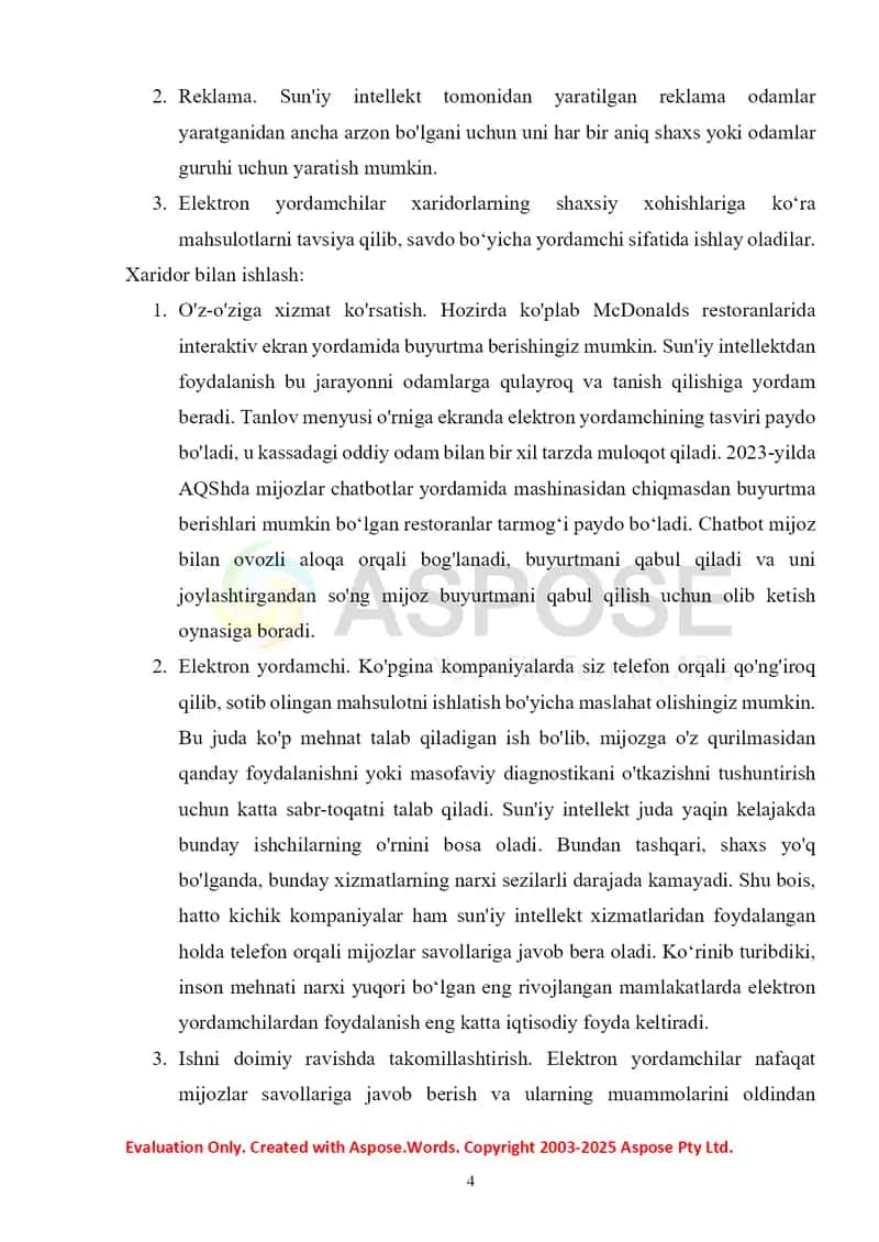 Suniy intelektning iqtisodiyotga ta'siri 4